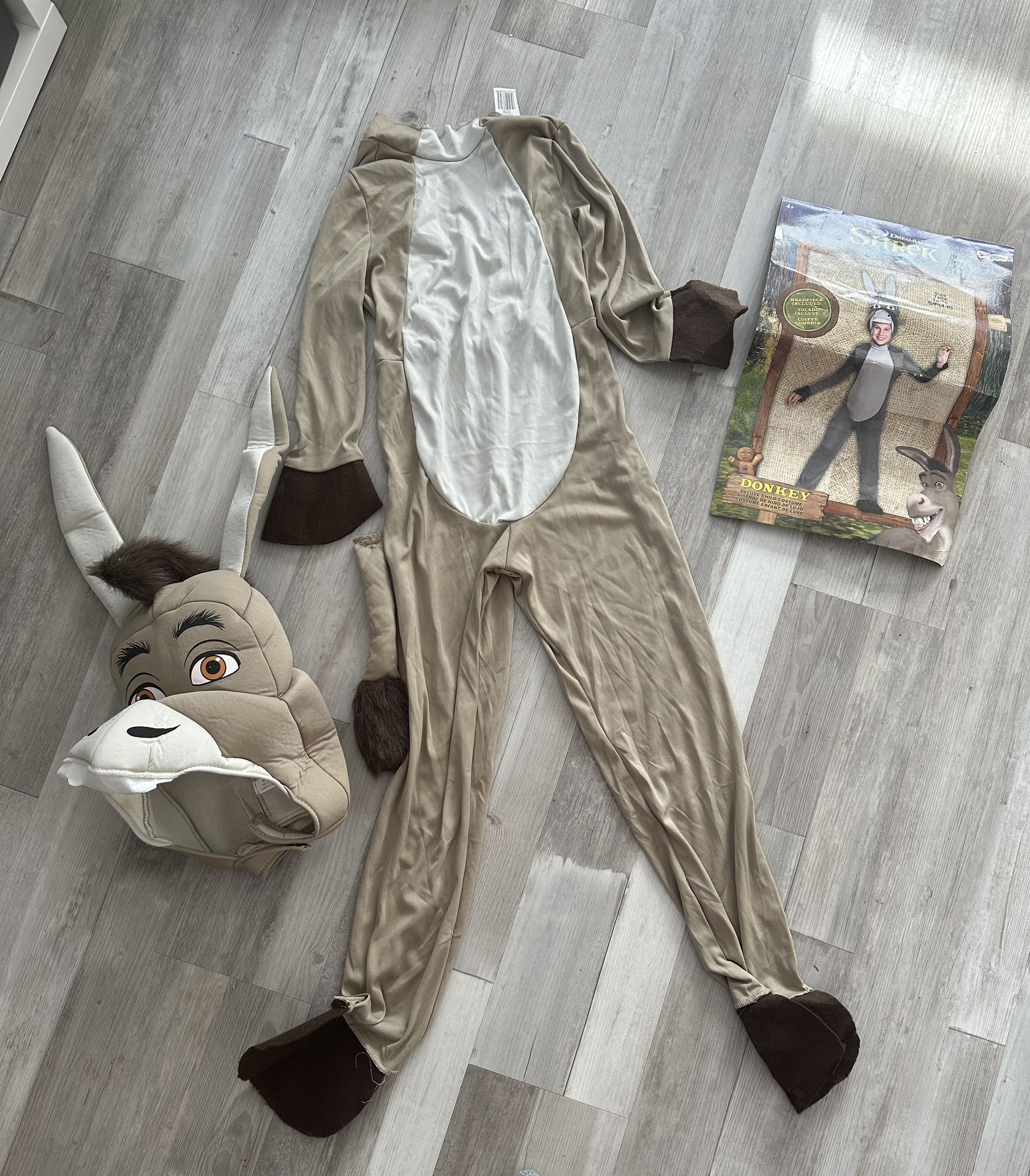 Donkey from Shrek costume size 4-6
