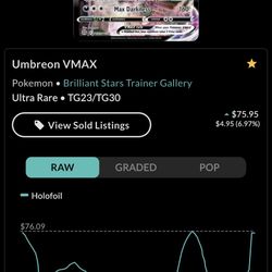 Pokemon Umbreon VMAX