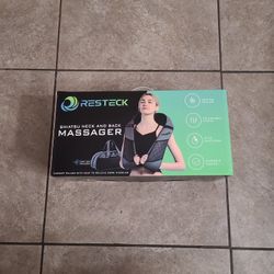 RESTECK Massagers for Neck and Back with Heat - Deep Tissue 3D Kneading Pillow