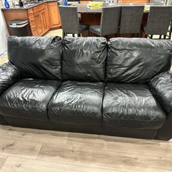 Italsofa By Natuzzi Leather Couch