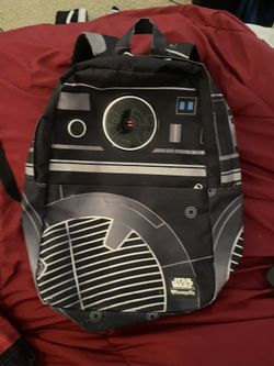 A Loungefly Star Wars The Force Awakens Bb-9 Droid School Book Bag Backpack OG