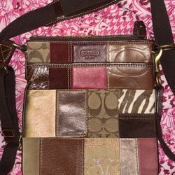 coach patchwork bag
