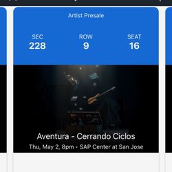 2 Aventura Tickets