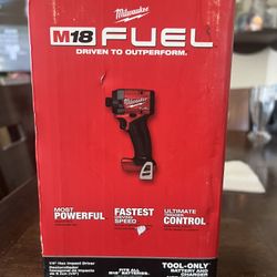 New M18 FUEL 18V Lithium-Ion Brushless Cordless 1/4 in. Hex Impact Driver (Tool-Only)