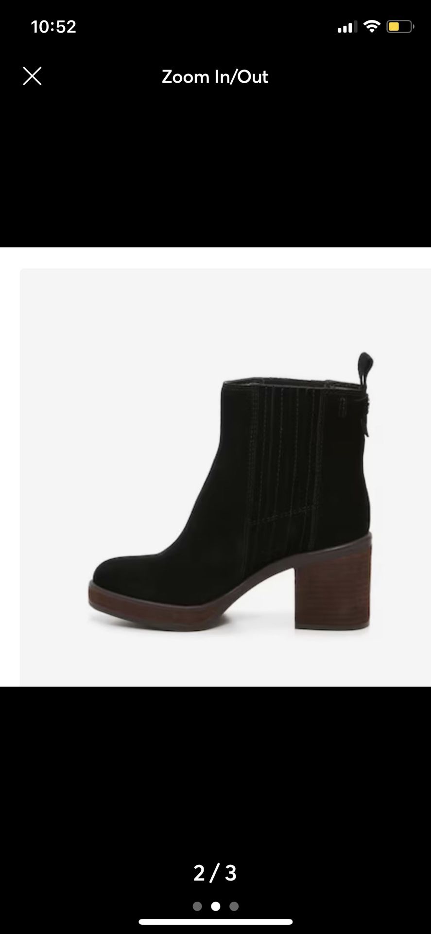 Capari black short booties