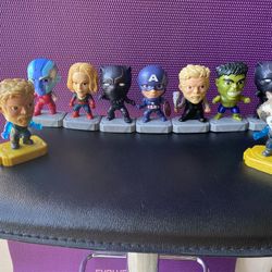 9 McDonald's Avenger Figures