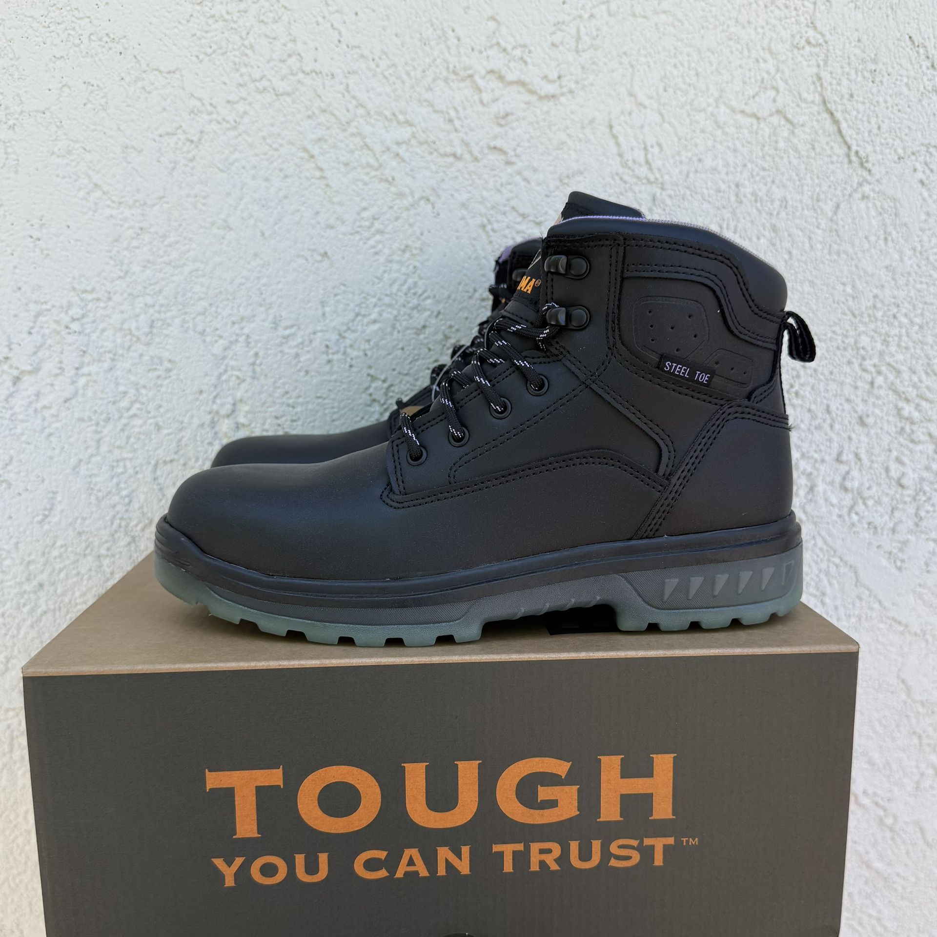 Women’s Steel Toe Work Boots Size # 9 / Men # 7.5