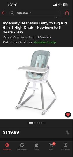 ingenuity high chair