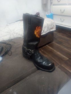 Vintage Harley Davidson Boots In
