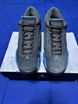 Jordan 14 Retro Black University Blue 2026 Size 10.5
