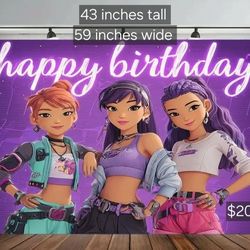 K-pop Demon Hunters Backdrop 