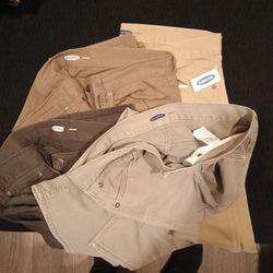 Old Navy Straight Khakis