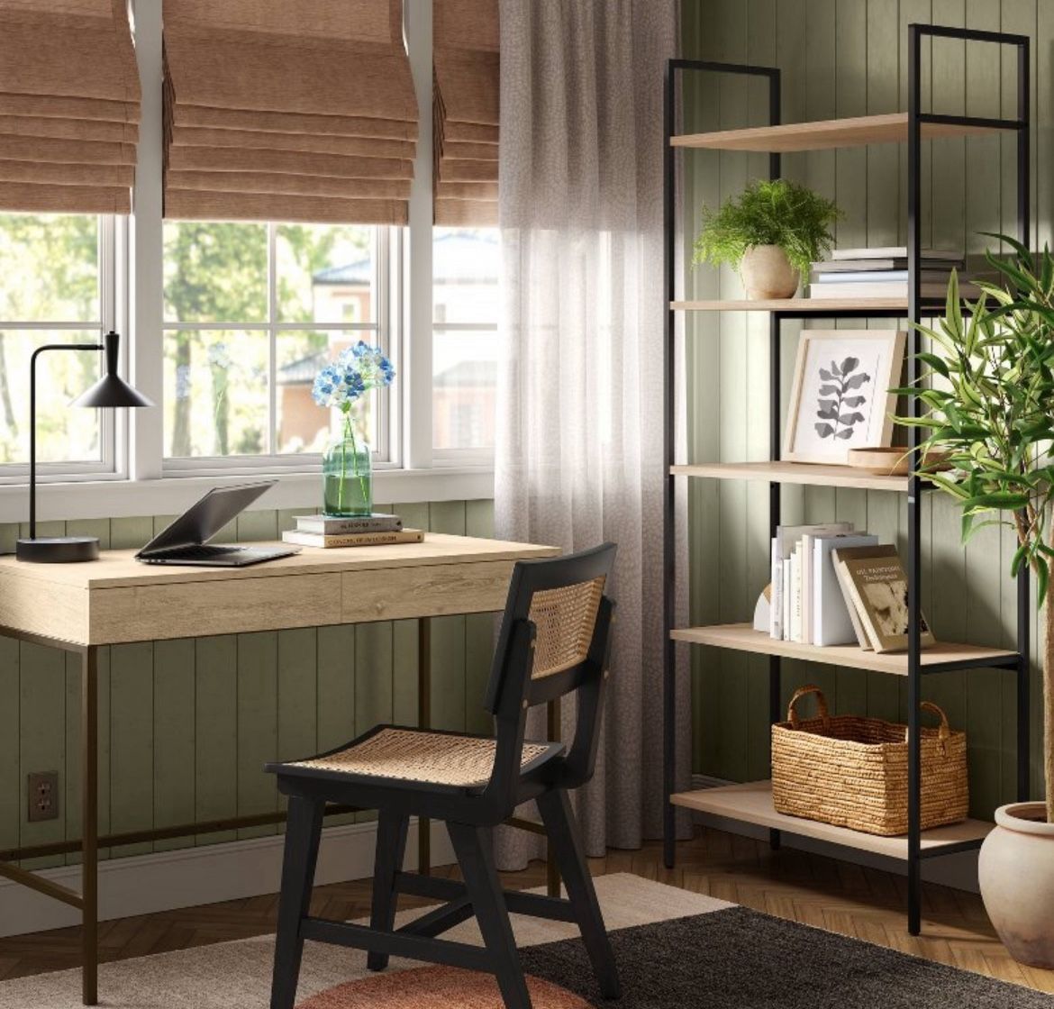 Bookshelf And Desk 