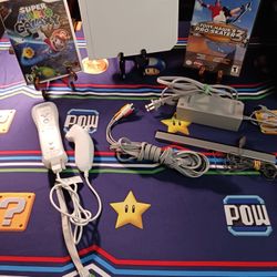 Nintendo Super Mario Galaxy Plus Tony Hawk Pro Skater 3 With Beautiful Clean Tested Nintendo Wii / GameCube With All Parts