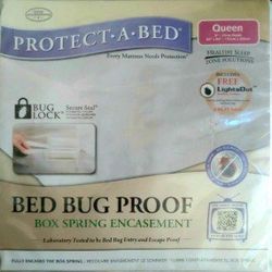 NEW Protect A Bed Queen Allergy And Critter Box Spring Encasement
Protect A Bed