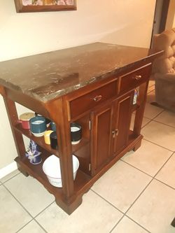 island table marbel top