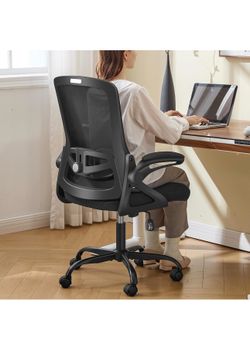 🔥Brand new 🔥 Ergonomic Office Chair, Desk Chair with Adjustable Lumbar Support, Breathable Mesh Comfy Computer Chairs with Flip-up Armrests Executiv