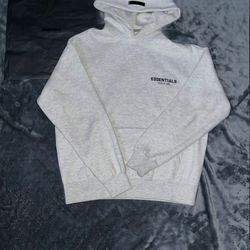 ESSENTIALS HOODIE (Light Grey) (L)