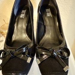 Women’s black suede shoes