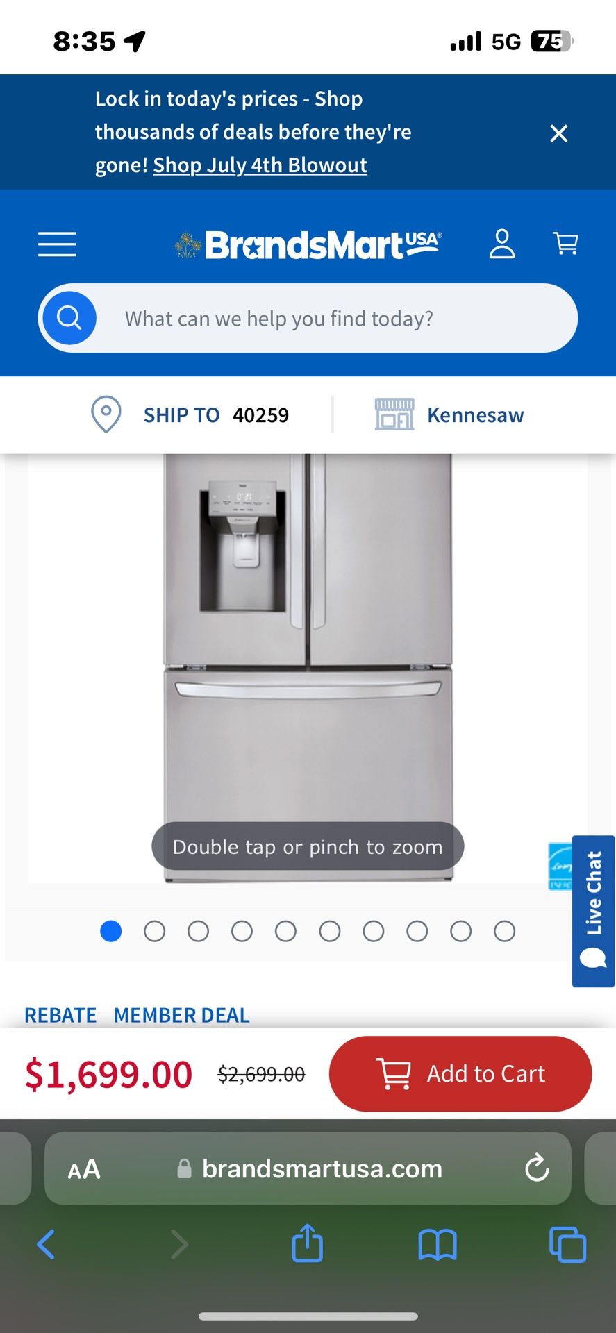 Brand New Lg Fridge