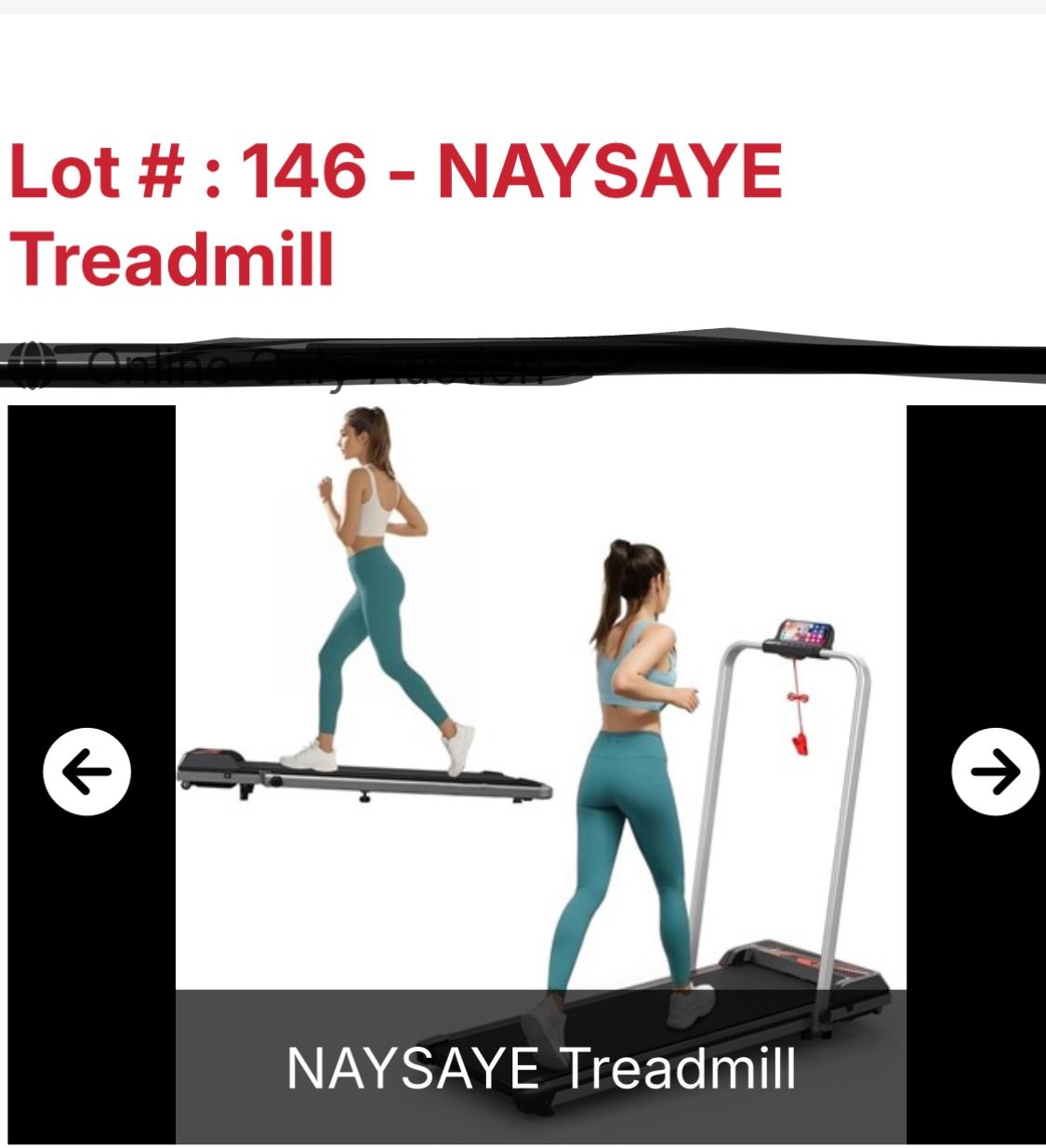 NEW TREADMILL WITH SAFETY HMDLE FOR WALKERS AND RUNNERS.EASILY STORES UNDER A BED OR COUCH WHEN NOT IN USE