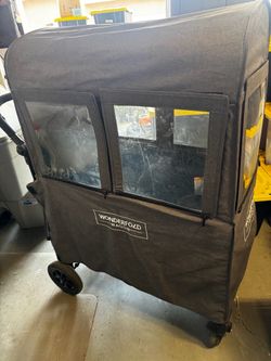 WonderFold W4 4-Seater Stroller Wagon + Weather Cover – $450 OBO