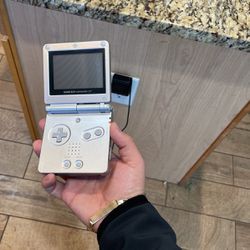 Game Boy Advance SP System Silver with Charger For Sale Nintendo