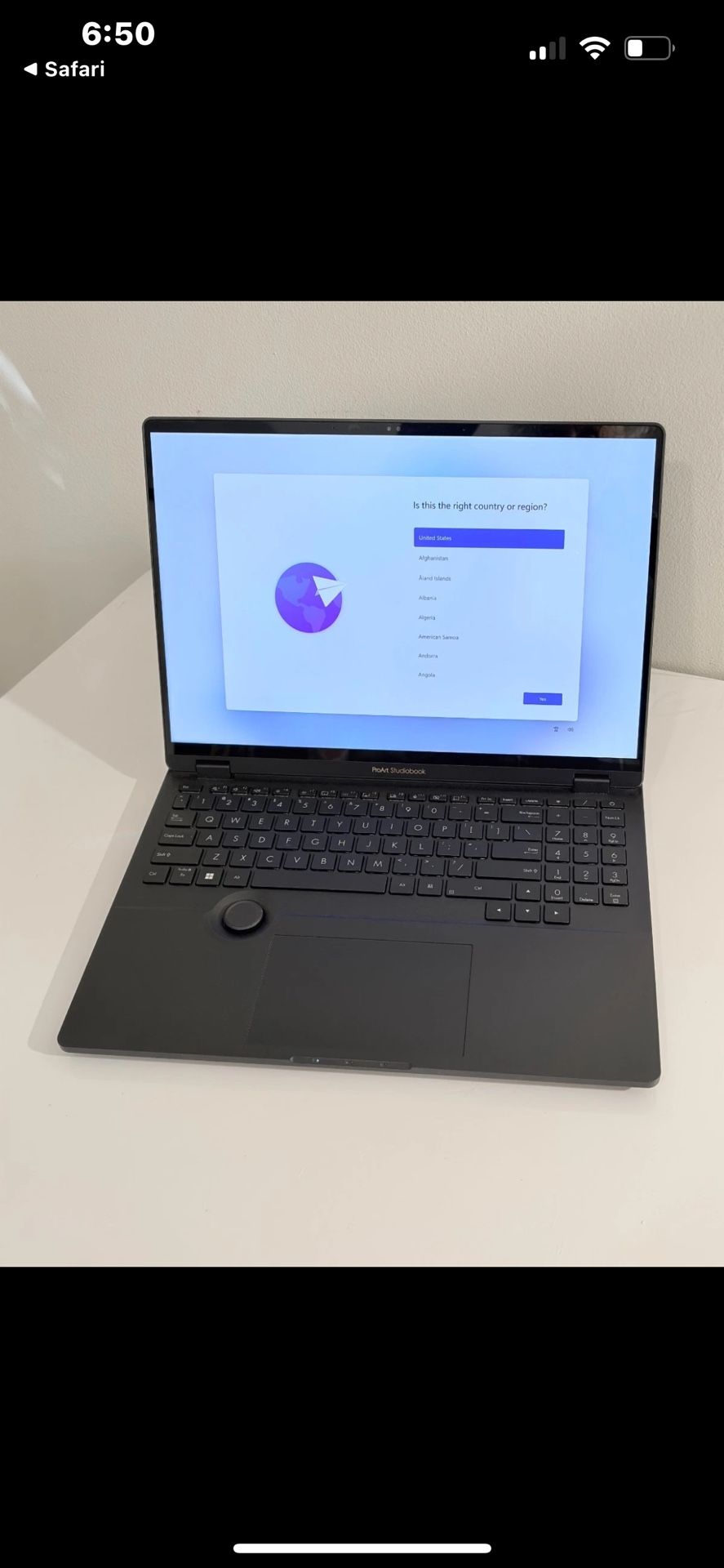 ASUS proart Studio book H7604jc