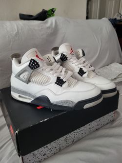 Air Jordan 4 White Cement Nike Air