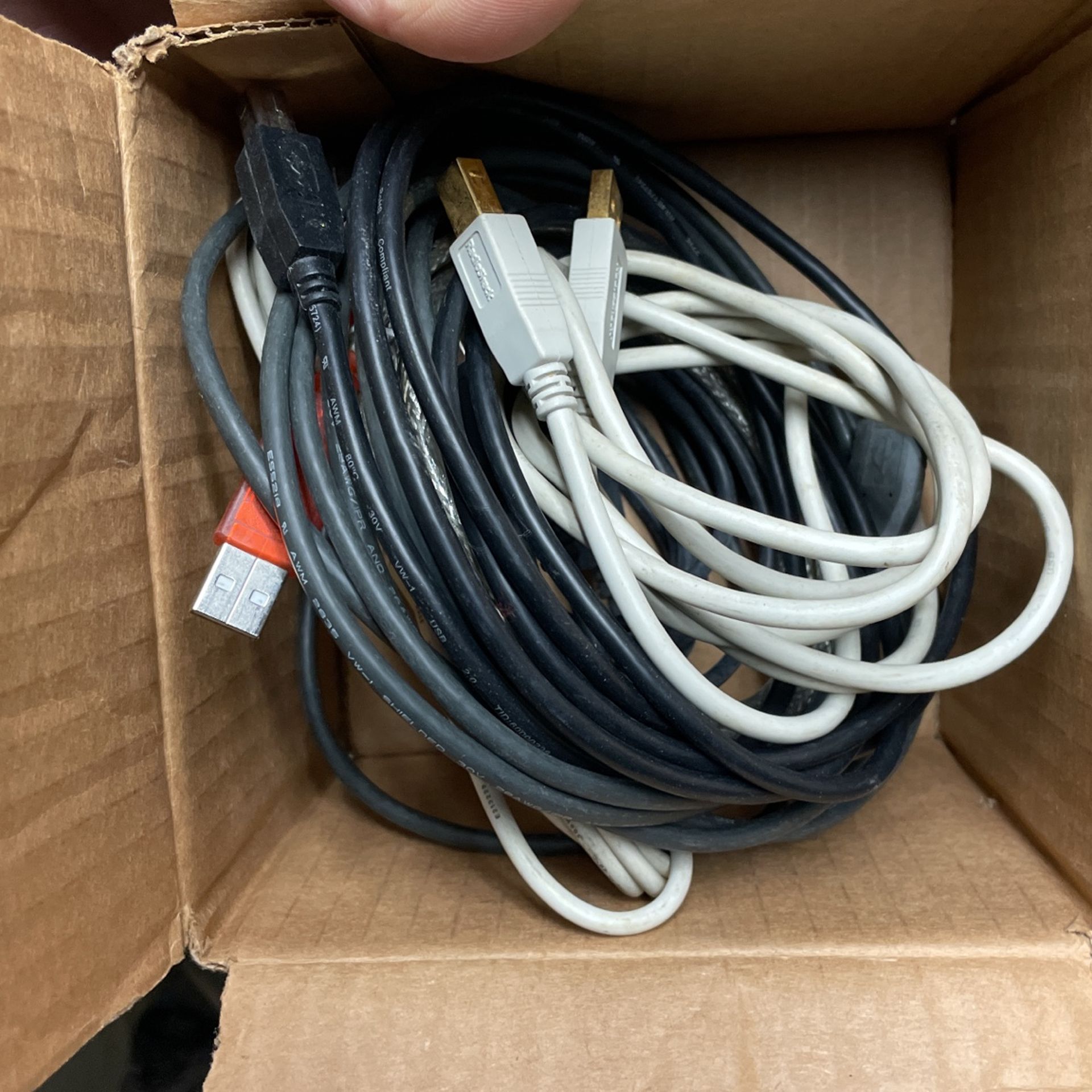 Lot Of 6 USB A To B cables