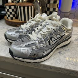 1 To 1 Nike P-6000 Metallic Silver’s Size 13 Us