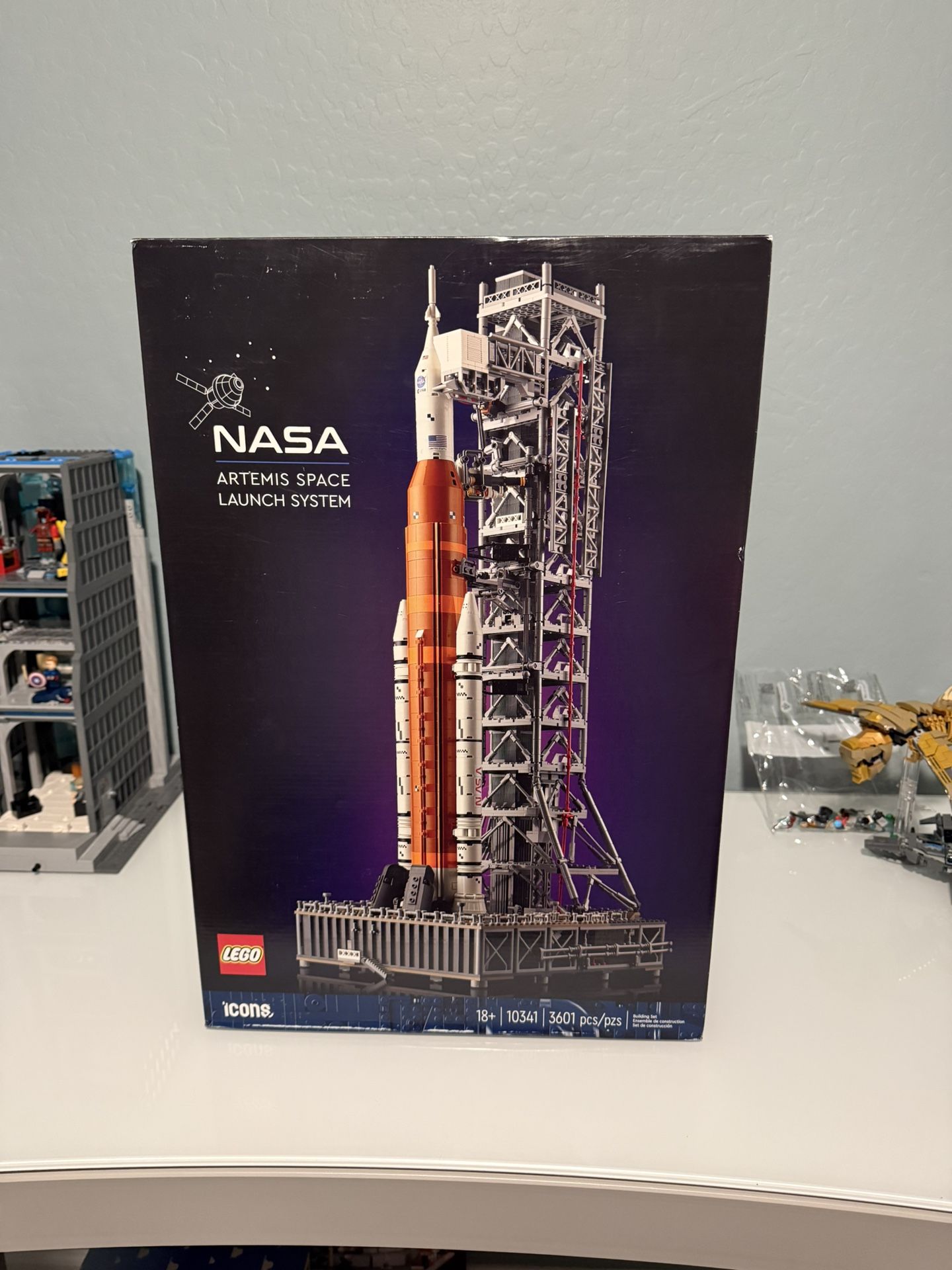 Lego NASA artemis space launch system