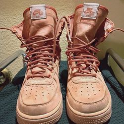 NIKE SF AIR FORCE 1 BOOTS " DUSTY PEACH "