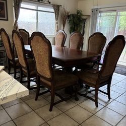 Each Chair Value Its $350  $380 But I Am Selling This Table With The 8 Chairs For $450 Chairs Are Like New 
