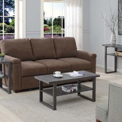 Modern New High Quality Charcoal Gray Coffee Table