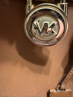 Mk’s Brown Leather Bag beautiful 