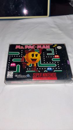 Super Nintendo Ms.Pac-Man Game