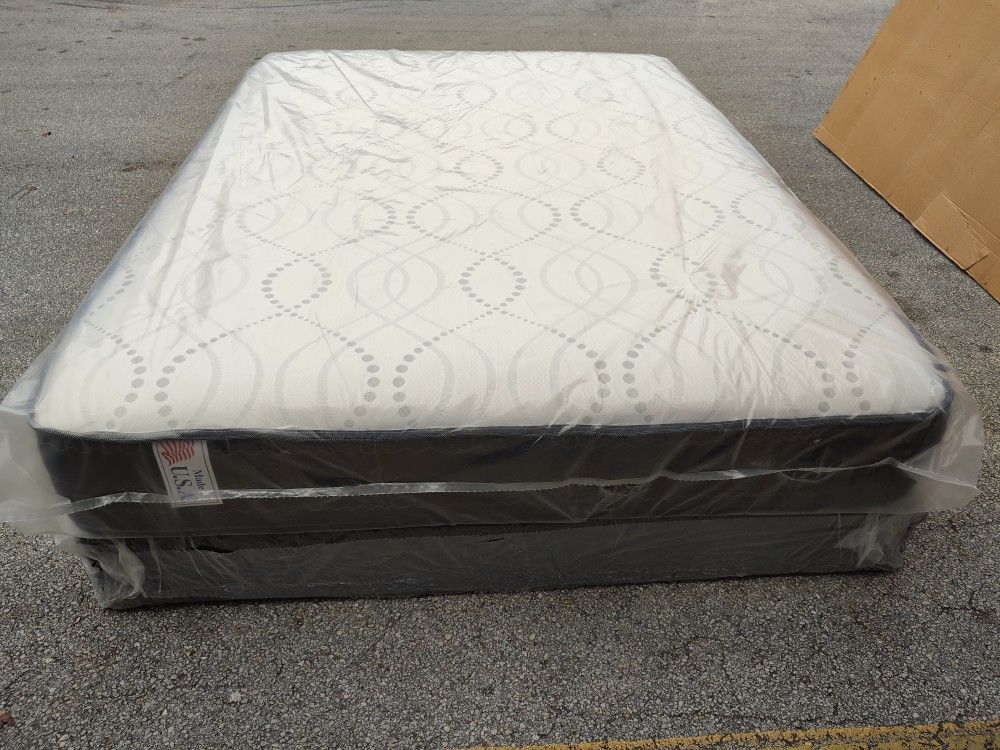 Mattress Queen Size Set Regular (Mattress And Box) Delivery
