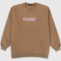 Pleasures Men’s Sour Washed Crewneck Sweatshirt Brand New DS