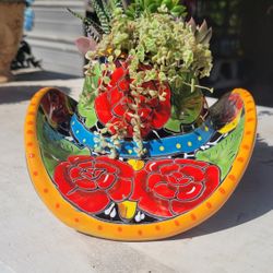 Talavera Succulent Arrangment 