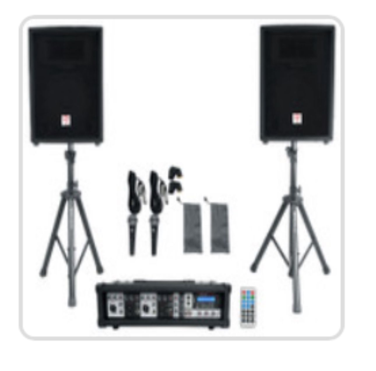Rockville Amp, speakers, Stands And Mics