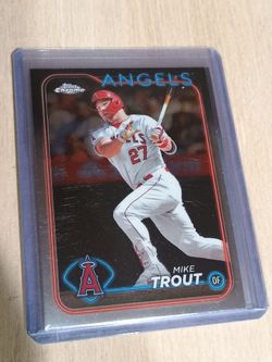 2024 Topps Chrome - Mike Trout - #200 - Los Angeles Angeles