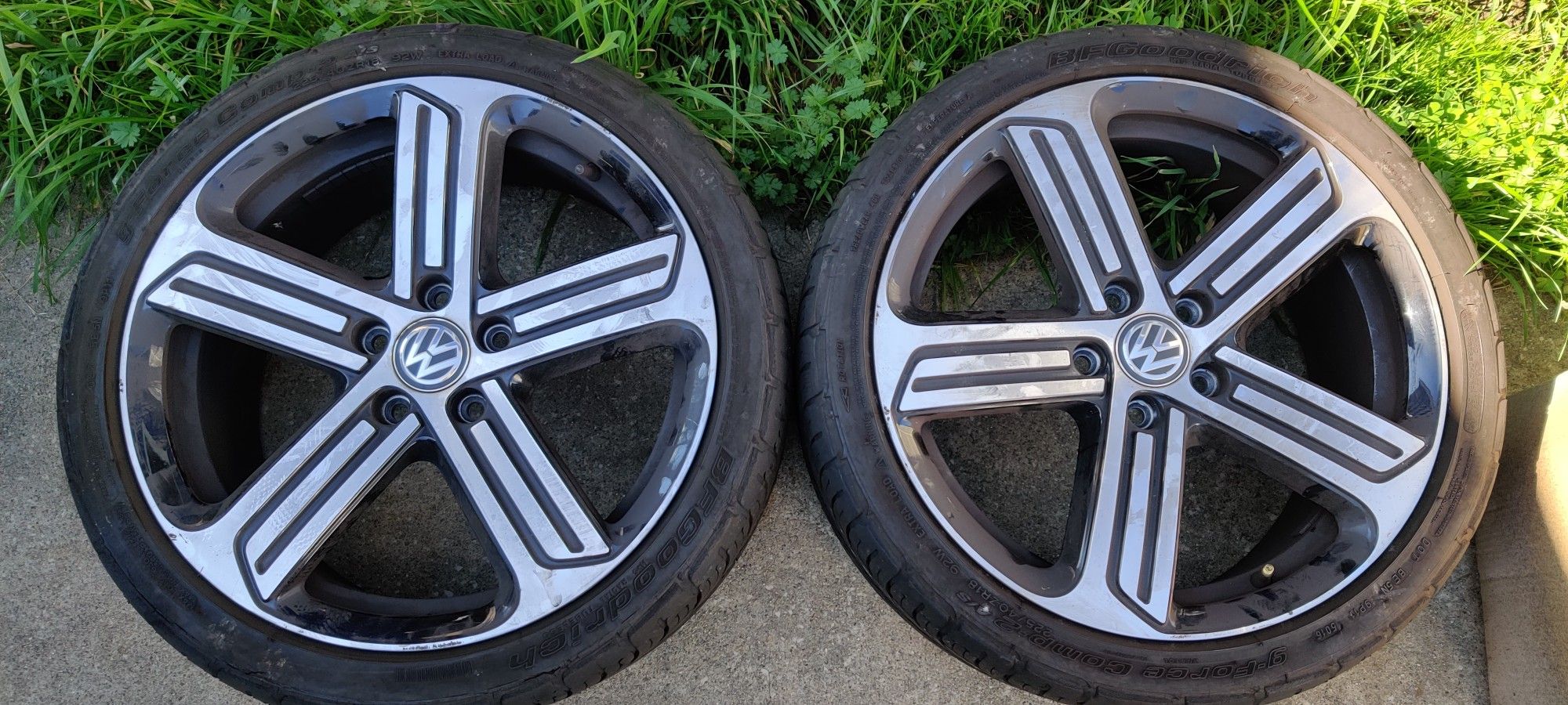 Set Of 18" Volkswagen Golf R Cadiz Wheels