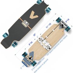 BOARDUP Foldable Longboard
