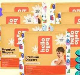 Hello Bello Premium Diapers Bundle plant base