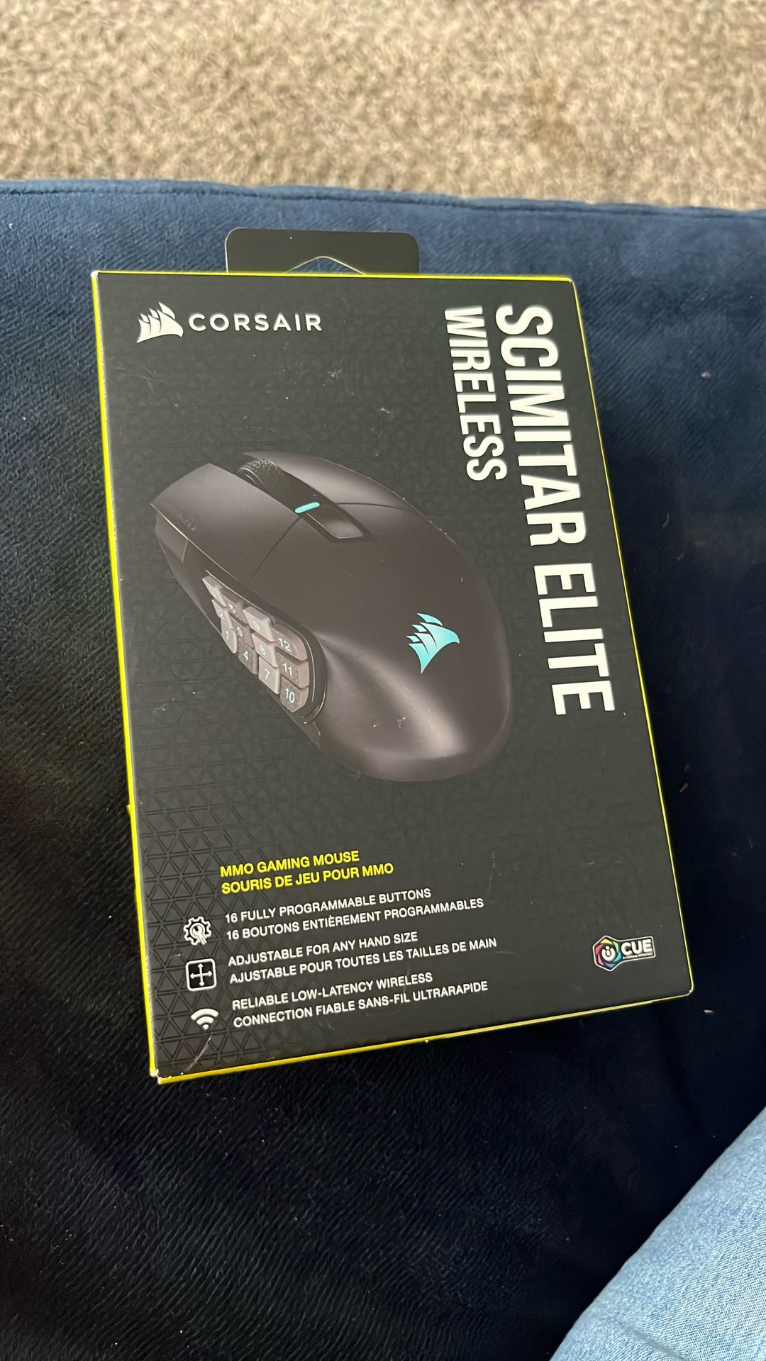 CORSAIR SCIMITAR ELITE RGB WIRELESS MMO Gaming Mouse