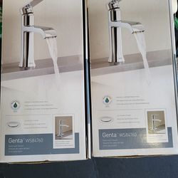 Moen chrome finish bathroom faucet