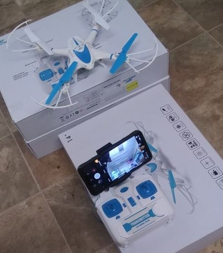 RC Quadcopter FPV 6Ch Drone With Wi-Fi Camera.