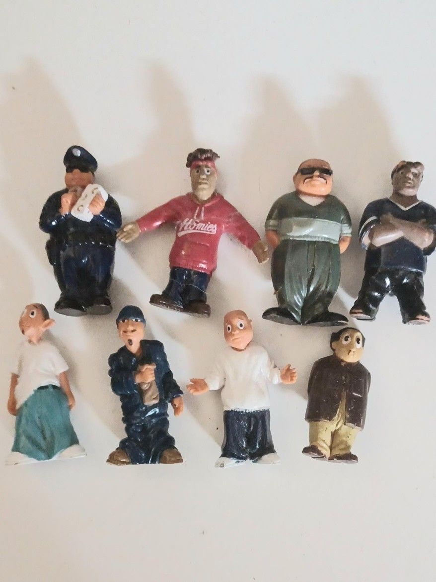 TOYS COLLECTOR HOMIES, ARMY SET BACKPACK, BASEBALLS, MATRIX NEO VS AGENT SMITH, 50 ANNIVERSARY CINDERELLA MUSIC BOX, ALIEN, INDEPENDENCE DAY