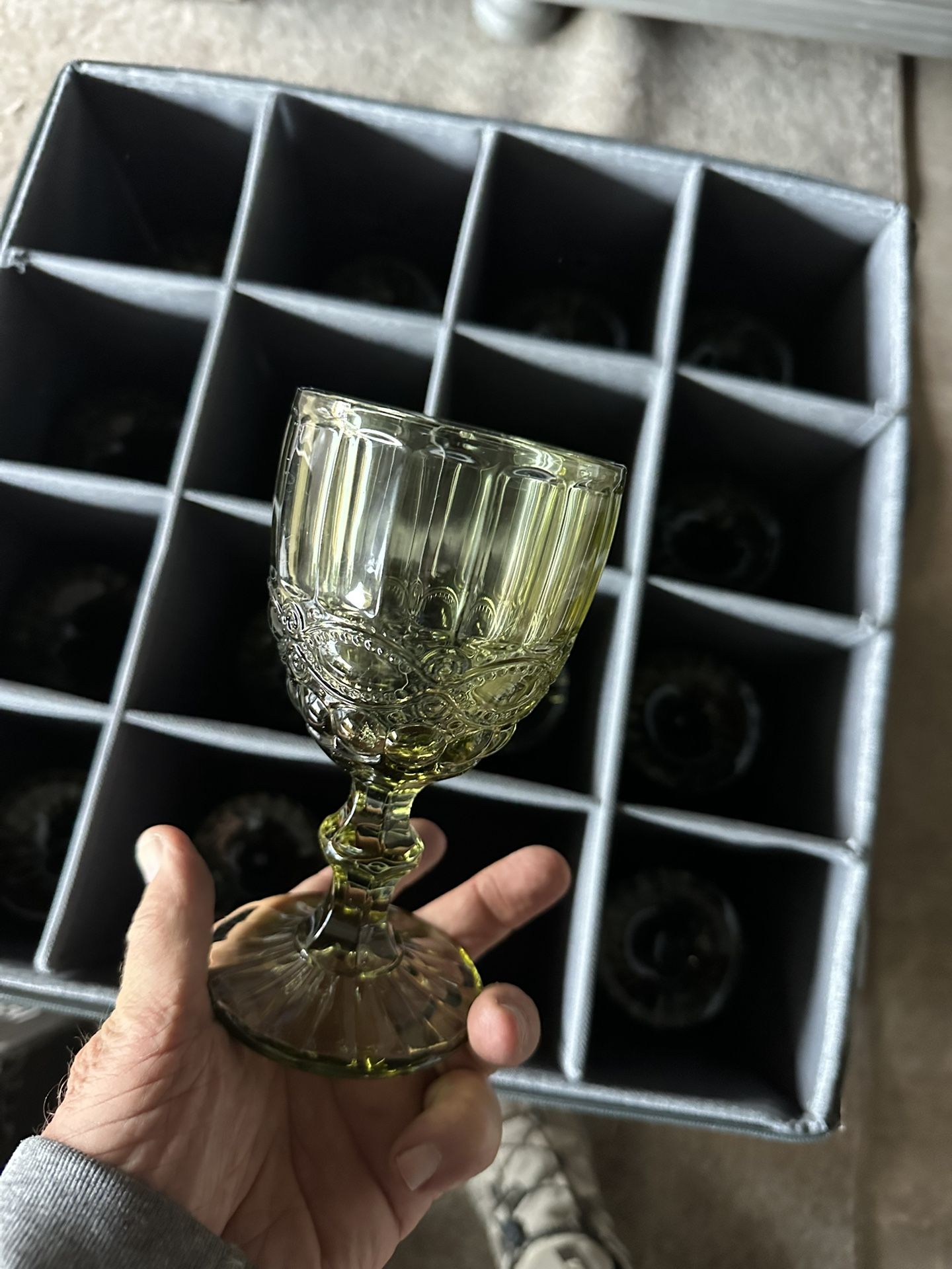 200+ Green Goblets For Weddings And Banquets